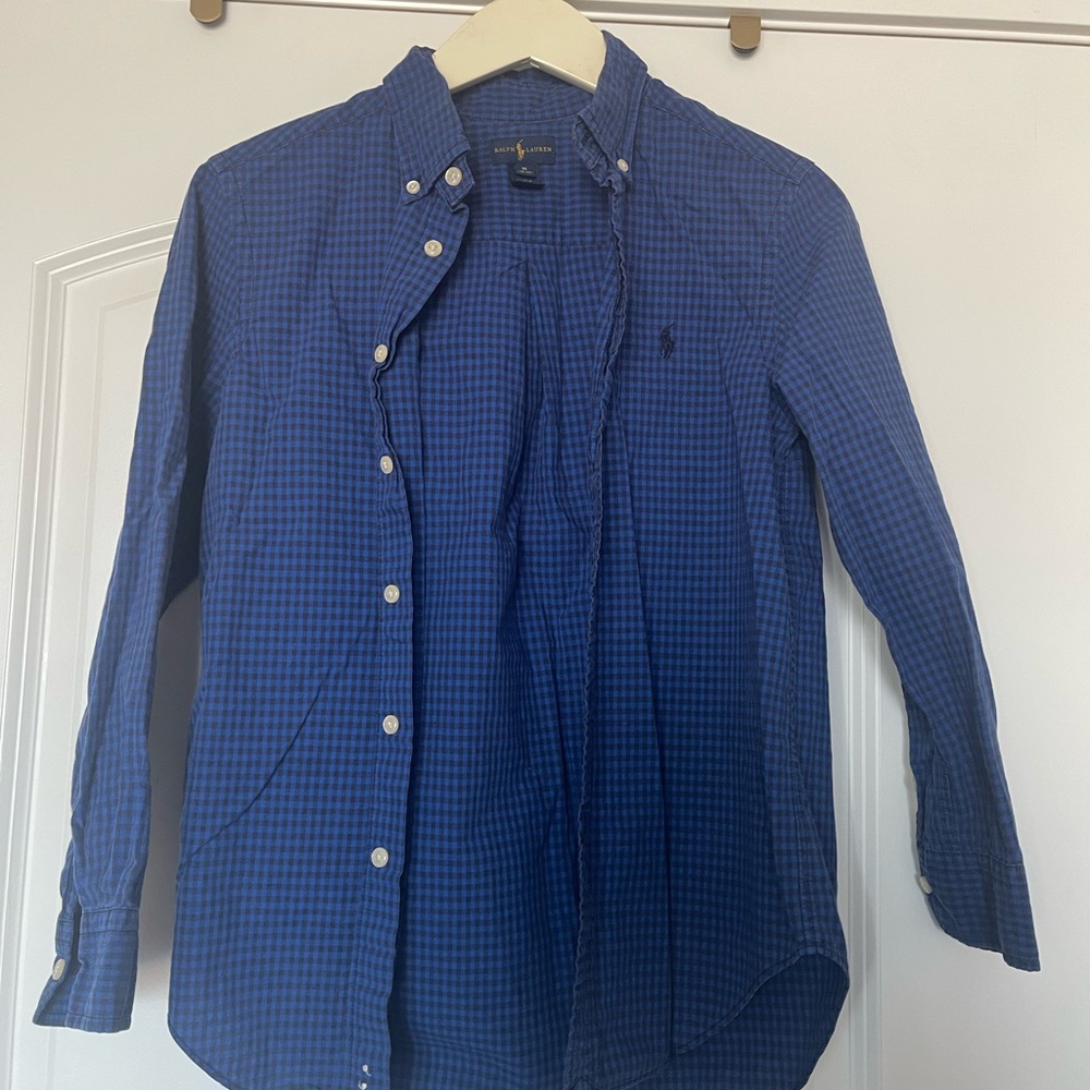 Ralph Lauren Blue Gingham Shirt